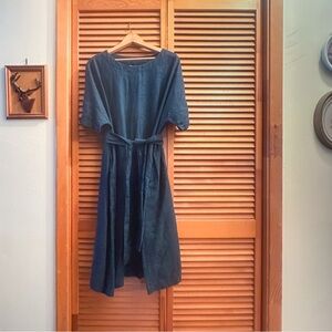 not Perfect Linen Rennes oversized dolman dress / one size OS